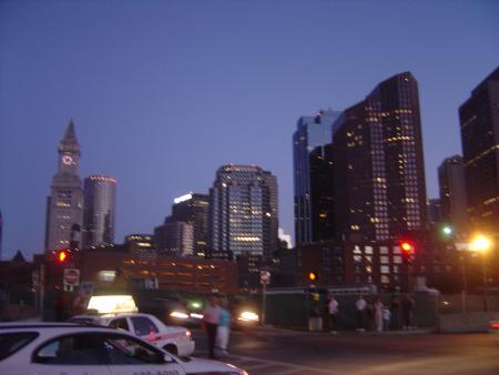 Boston by night